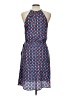 41Hawthorn 100% Polyester Print Blue Casual Dress Size L - photo 2