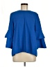 Tibi Solid Blue 3/4 Sleeve Blouse Size 6 - photo 1
