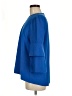 Tibi Solid Blue 3/4 Sleeve Blouse Size 6 - photo 5