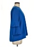 Tibi Solid Blue 3/4 Sleeve Blouse Size 6 - photo 4