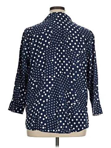Foxcroft 3/4 Sleeve Button-Down Shirt (view 2)