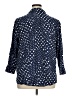 Foxcroft 100% Cotton Polka Dots Blue 3/4 Sleeve Button-Down Shirt Size 14 - photo 2