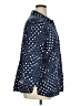 Foxcroft 100% Cotton Polka Dots Blue 3/4 Sleeve Button-Down Shirt Size 14 - photo 4
