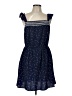 Xhilaration 100% Polyester Paisley Blue Casual Dress Size L - photo 1