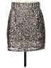 Travelsmith 100% Polyester Metallic Silver Formal Skirt Size S - photo 1