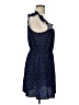 Xhilaration 100% Polyester Paisley Blue Casual Dress Size L - photo 4