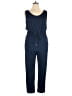 Reiss Solid Blue Jumpsuit Size 14 - photo 1