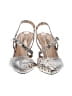 Abella Animal Print Silver Heels Size 6 - photo 2