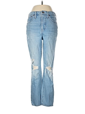 Madewell The Perfect Vintage Jean in Grandbay Wash: Destructed Edition (view 1)