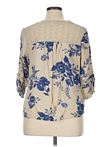 John Paul Richard 3/4 Sleeve Blouse (view 2)