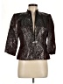 DressBarn Metallic Burgundy Blazer Size 6 - photo 1