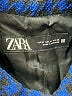 Zara 100% Polyester Houndstooth Blue Blazer Size M - photo 6