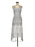 Roxy Paisley Gray Casual Dress Size M - photo 1