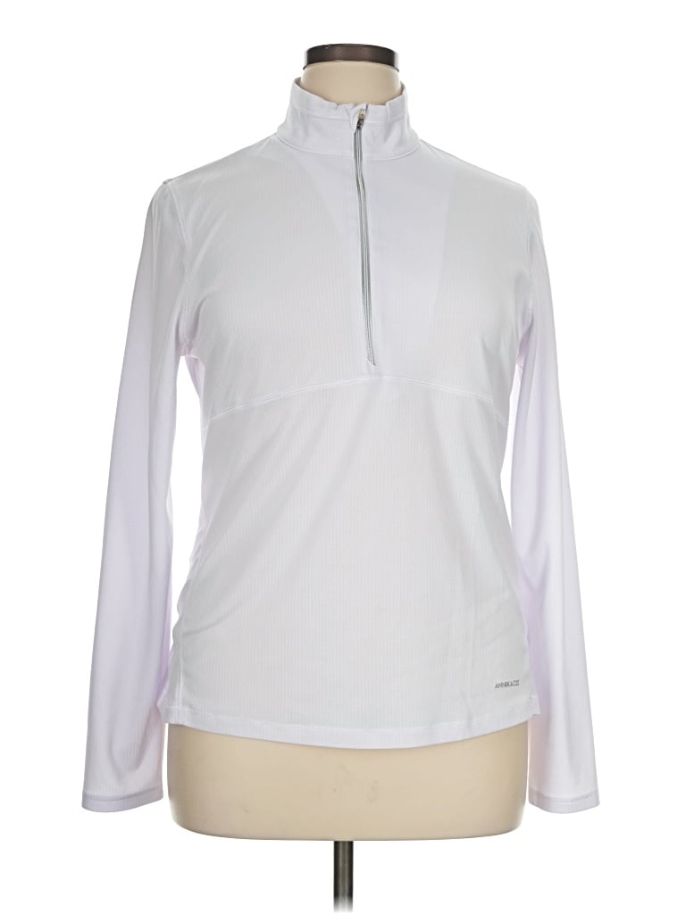 Pre-owned Cutter & Buck Long Sleeve T-shirt In Silver