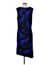 T Tahari Graphic Blue Cocktail Dress Size L - photo 2