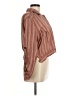 FP One 100% Cotton Brown Long Sleeve Blouse Size M (estimated) - photo 4