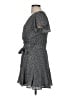 Mi ami 100% Polyester Polka Dots Gray Casual Dress Size M - photo 5