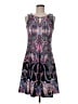Roz & Ali Paisley Gray Cocktail Dress Size 8 - photo 1