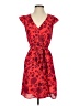 Collective Concepts 100% Polyester Paisley Red Casual Dress Size S - photo 1