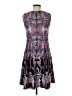 Roz & Ali Paisley Gray Cocktail Dress Size 8 - photo 2