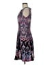 Roz & Ali Paisley Gray Cocktail Dress Size 8 - photo 5