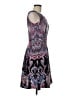 Roz & Ali Paisley Gray Cocktail Dress Size 8 - photo 4