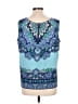 Talbots Outlet Blue Sleeveless Blouse Size L - photo 2