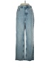 Zara Chevron-herringbone Blue Jeans Size 2 - photo 1