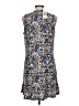 MICHAEL Michael Kors Animal Print Blue Casual Dress Size L - photo 2