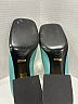 Gucci 100% Leather Teal Blue Heels Size EU (IT) 37 1/2 / US 7 1/2 - photo 9