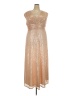 Assorted Brands Metallic Gold Cocktail Dress Size 20 - photo 1