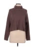Gaze Brown Long Sleeve Top Size M - photo 1