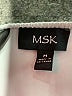 MSK Silver Long Sleeve Blouse Size M - photo 7