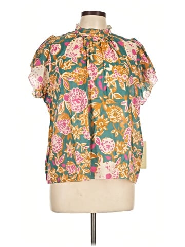 Birds of Paradis by Trovata Short Sleeve Blouse (view 1)