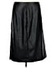 Nine West 100% Polyester Black Faux Leather Skirt Size XL - photo 1