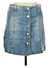 Just Black Blue Denim Skirt Size L - photo 1