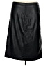 Nine West 100% Polyester Black Faux Leather Skirt Size XL - photo 2