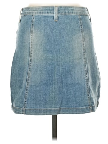 Just Black Denim Skirt (view 2)