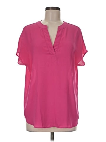 Adrianna Papell Short Sleeve Blouse (view 1)