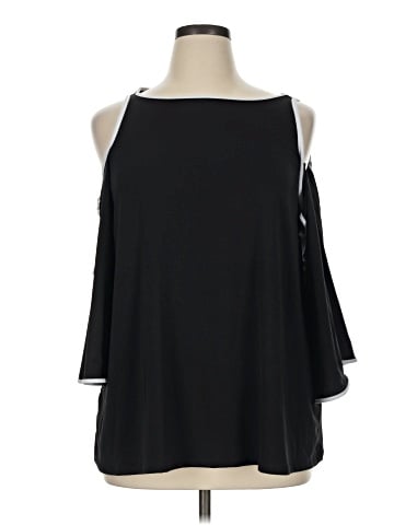 Roaman's 3/4 Sleeve Top (view 1)