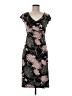 BCBG Print Black Cocktail Dress Size M - photo 1