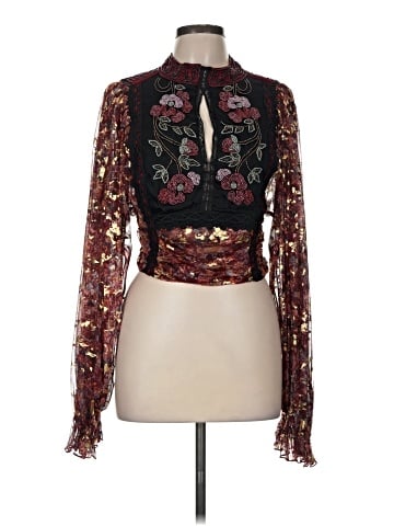Free People Long Sleeve Blouse (view 1)