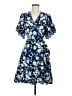 Max Studio Blue Casual Dress Size M - photo 1