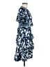Max Studio Blue Casual Dress Size M - photo 4