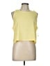 Mono b Yellow Sleeveless Top Size L - photo 1
