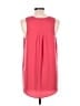 Pleione 100% Polyester Red Sleeveless Top Size L - photo 2