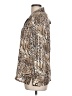 Alia 100% Polyester Animal Print Tan Long Sleeve Blouse Size 12 - photo 5