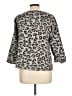Tahari Animal Print Gray Pullover Sweater Size L - photo 2