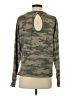 P.J. Salvage Camo Green Sweatshirt Size S - photo 2