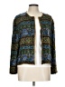 Adrianna Papell 100% Silk Print Blue Silk Blazer Size L (estimated) - photo 1